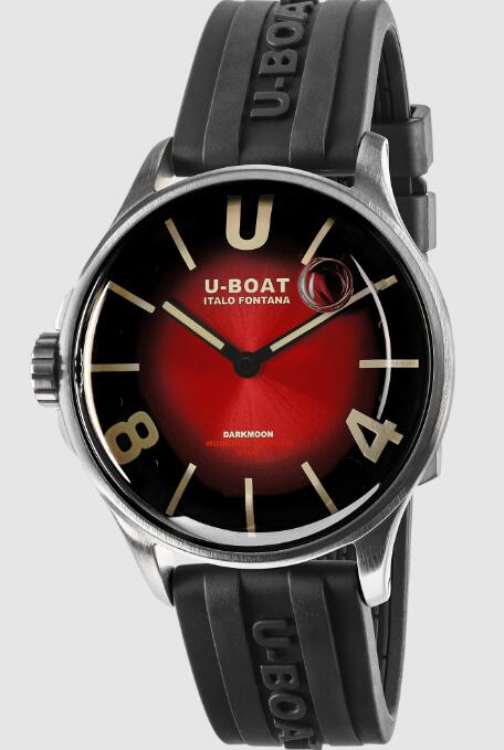 Replica U-BOAT Watch DARKMOON 40 MM RED SS SOLEIL 9500